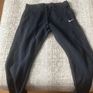 Women’s Nike black sweatpants. Medium